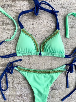 Semi-Thong Bikini Mint by Mystical Swimwear
