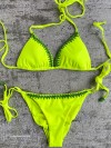 Bikini Triangle Neon Green van Mystical Swimwear Chilla