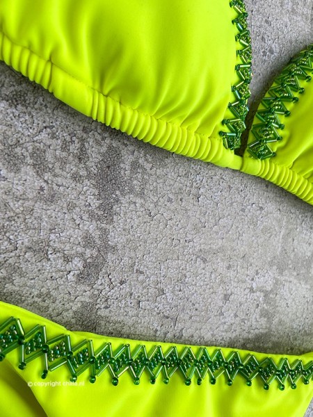 Bikini Triangle Neon Green van Mystical Swimwear