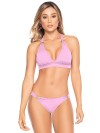 Halter Top and Intermediate Bottom Lilac Pink