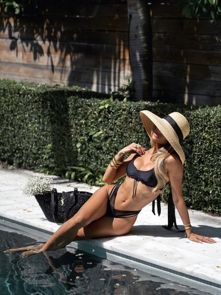 Strappy Bikini Cosita Buena Black by Luli Fama