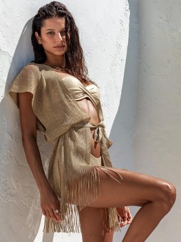 PoPoncho Dress Golden Queen by Luli Fama