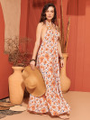 Maxi-dress in lovely floral print by Mystical