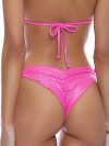 Tie-side Bottom Luminous Metallic Pink