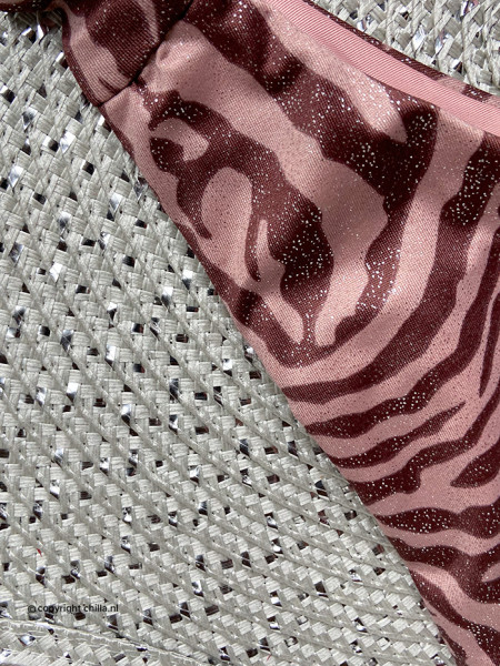 Bandeau Bikini Aurora Zebra Shiny van Mystical Swimwear