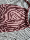 Bandeau Bikini Aurora Zebra Shiny