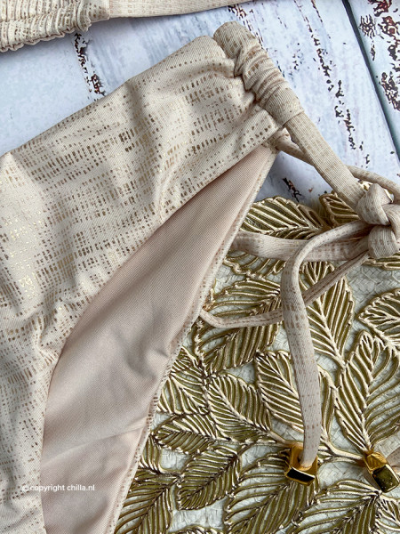 Bikini Halter Selene Ivory Beige by Mystical Swimwear