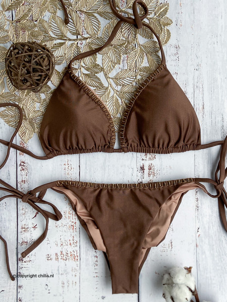 Triangle Bikini Brilliant Brown by Mystical Swimwear