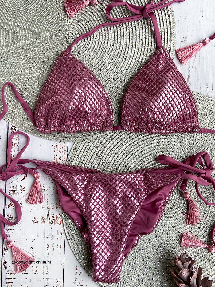 Bikini Triangle Purple Mesh van Mystical Swimwear Bikini Triangle Purple Mesh van Mystical Swimwear