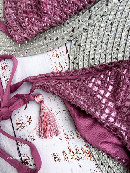 Bikini Triangle Purple Mesh by Mystical Swimwear