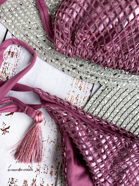 Bikini Triangle Purple Mesh by Mystical Swimwear