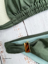 Bikini Halter Kaki Groen