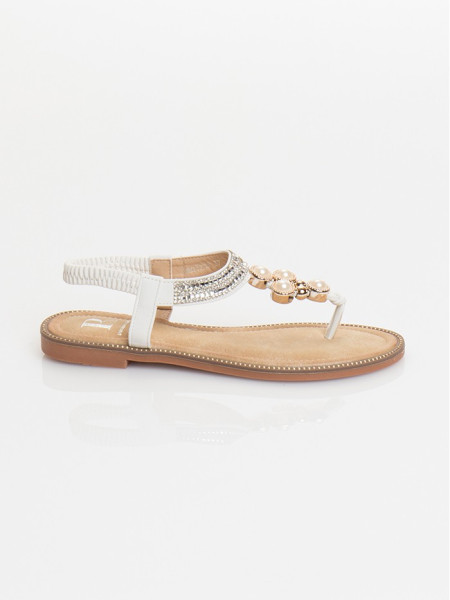 Slippers Amira White by Pia Rossini