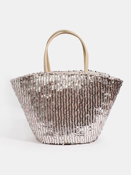 Beach Basket Miller Silver yb Pia Rossini