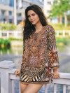 Saffie Kaftan Luipaardprint