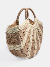 Strandtas Monaco Naturel/Goud