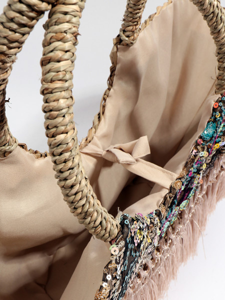 Strandtas Rayne Naturel van Pia Rossini