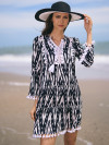 Kova Dress Black/White