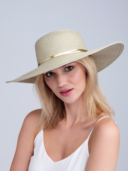 Fedora Hat Deandra Gold by Pia Rossini