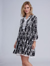Kova Dress Black/White