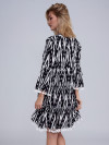 Kova Dress Black/White