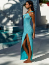 Maxi-Dress Wave Chaser Aqua