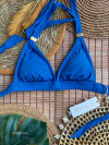 Halter Top Kobaltblauw