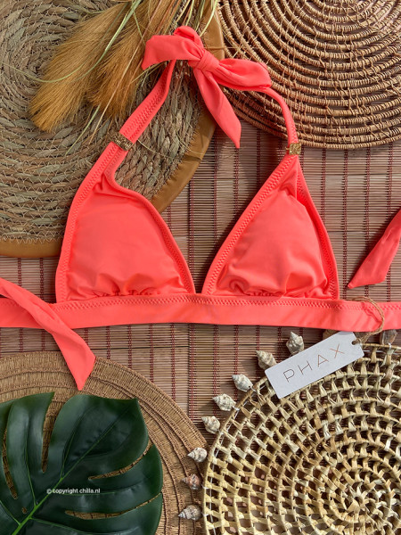 Halter Top Color-Mix Pastel Oranje van Phax