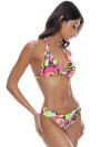 Vlinderprint bikini met luxe textuur en glinsterende lurex details van Luli Fama Miami