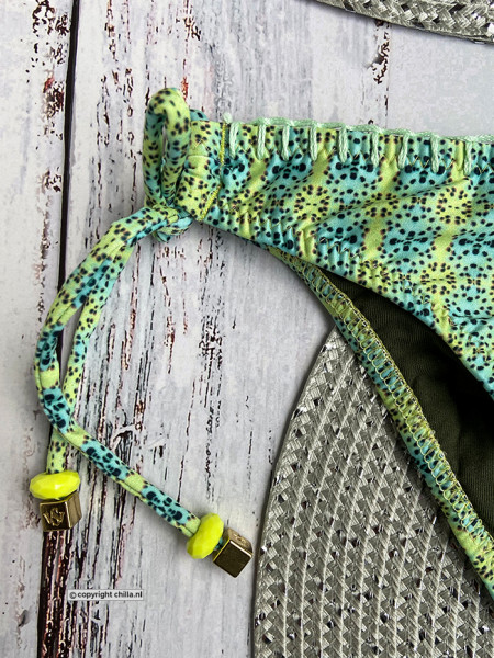 Bikini Tri Bordado Verde by Swim Days