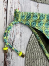 Bikini Tri Bordado Verde