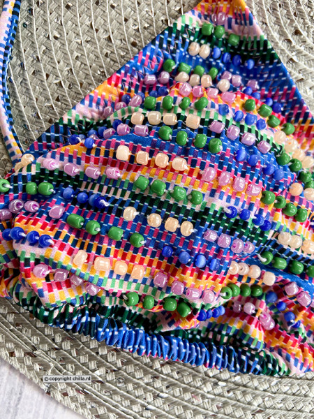 Bikini Tri Rayas Azul van Swim Days