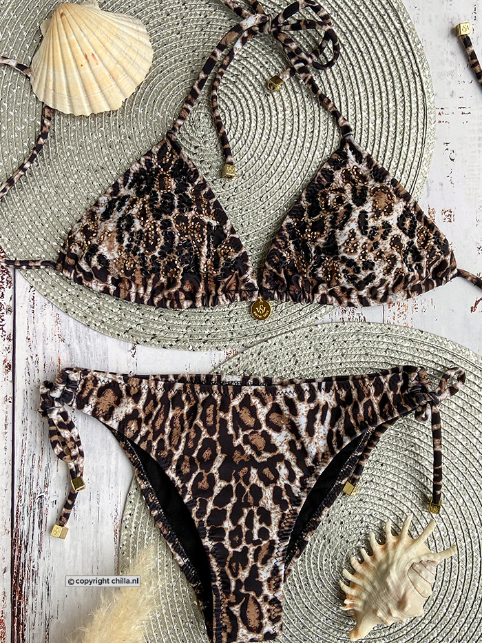 Triangle Bikini Leopard van Swim Days Triangle Bikini Leopard van Swim Days