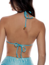 Push-up Top Luminous Metallic Blue