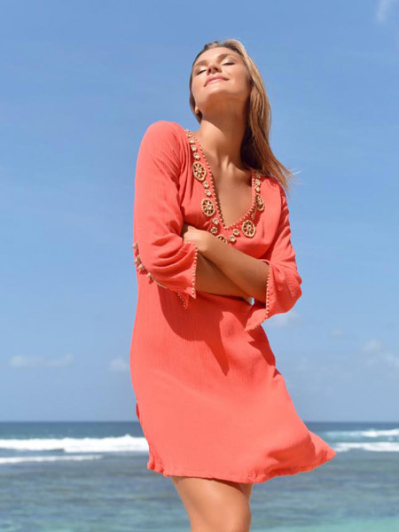 Tunic Ubud Coral by Hot Lava