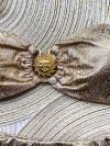 Sun Bandeau Bikini Gold Snake
