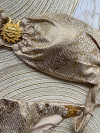 Sun Bandeau Bikini Gold Snake