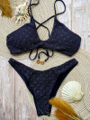 Cross Neck Bikini Brilla Black