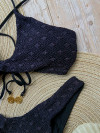 Cross Neck Bikini Brilla Black