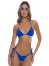 Bikini Triangle Wavy Baby Blue