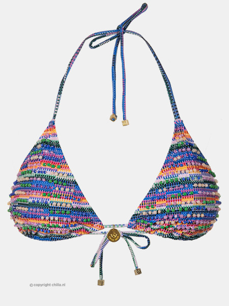 Bikini Tri Rayas Azul van Swim Days