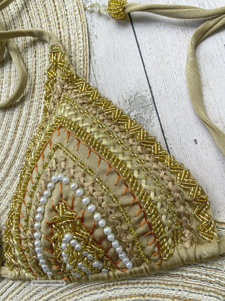 Hand Embroidered Bikini Gold - Special Edition