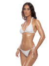 Halter Bikini Sunkiss Glow White