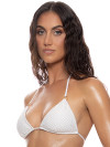 Triangle Top Sunkiss Glow White