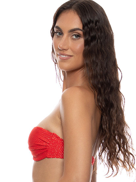 Push-up Top Sunkiss Glow Red by Luli Fama