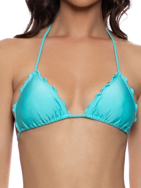 Triangle Top Cosita Buena Aruba Blue by Luli Fama
