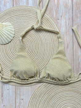 Halter Top Luminous Gold van Luli Fama 2