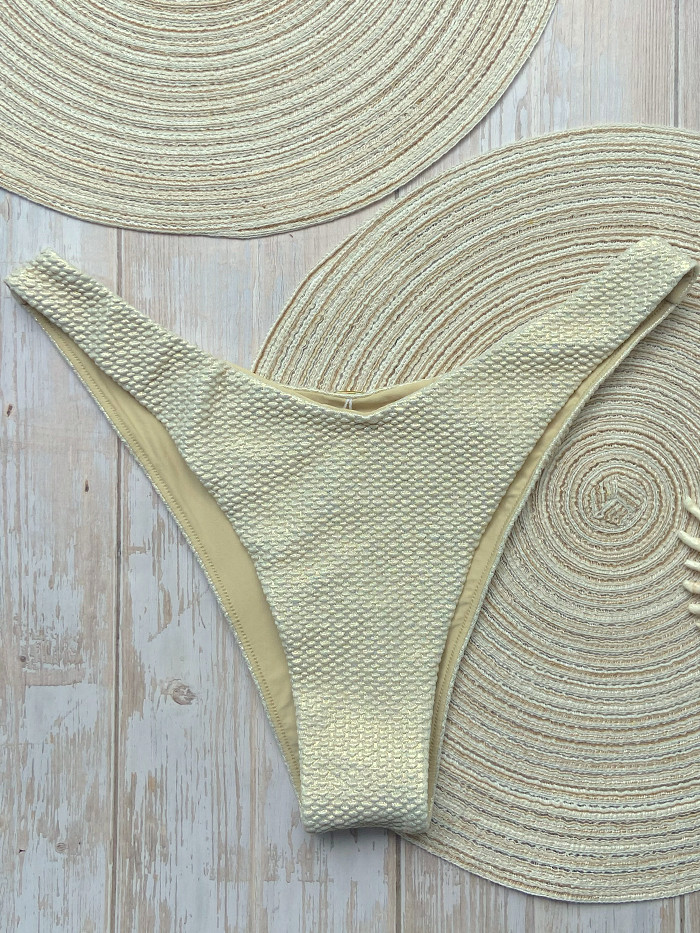 High-Leg Bottom Luminous Gold by Luli Fama