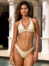 Bikini Halter Luminous Gold