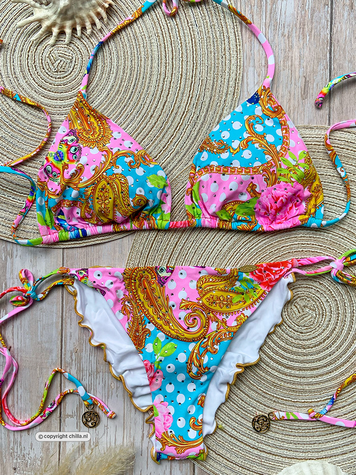 Bikini Triangle She's Cute Crystals van Luli Fama Bikini Triangle She's Cute Crystals van Luli Fama